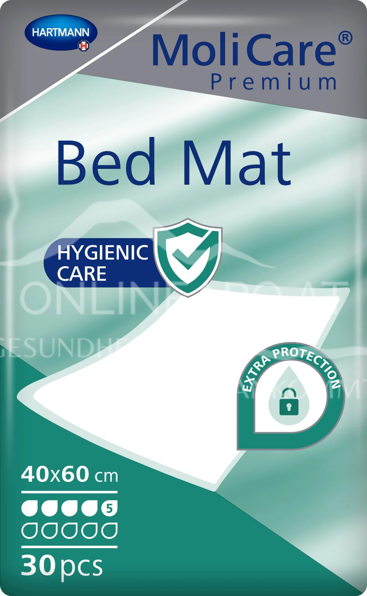 MoliCare® Premium Bed Mat 5 Tropfen 40 x 60 cm - Bettschutzeinlage