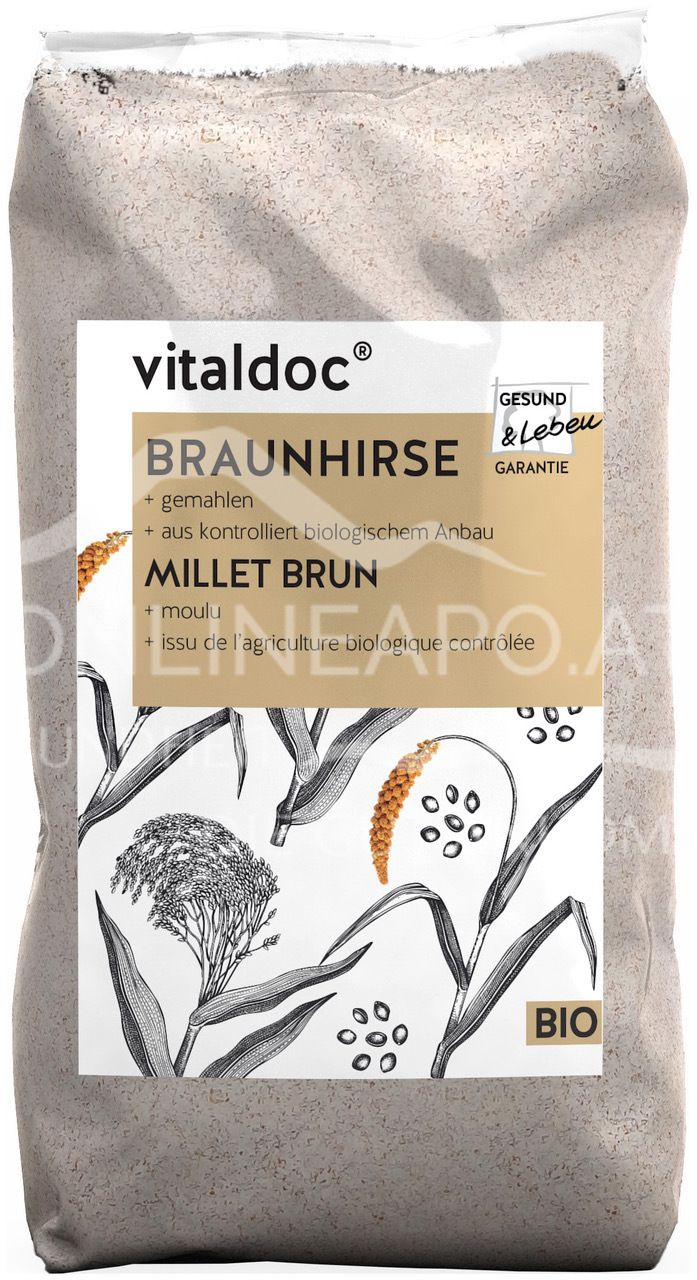 vitaldoc® BIO Braunhirse, gemahlen