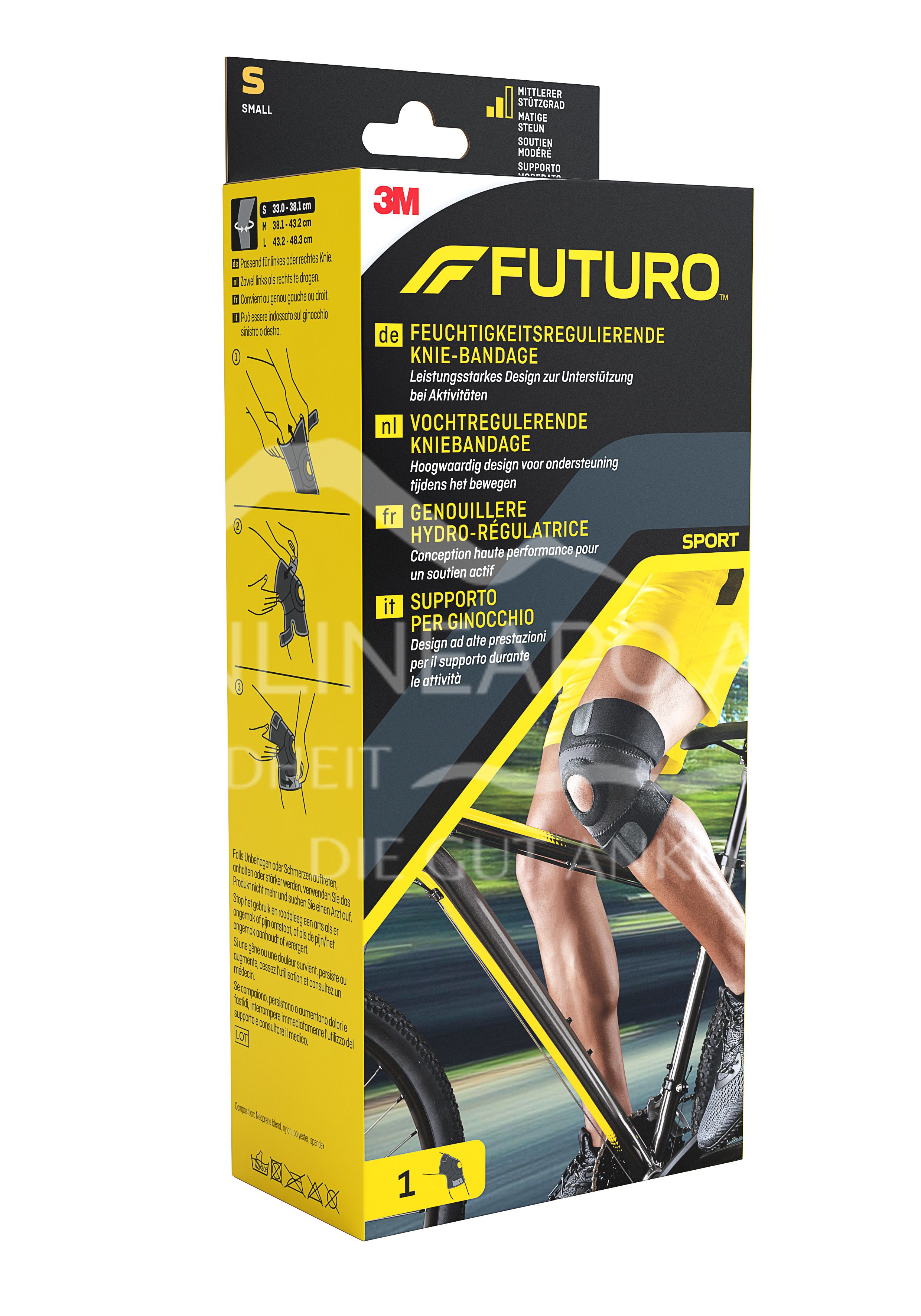 Futuro Sport Feuchtigkeitsregulierende Knie-Bandage