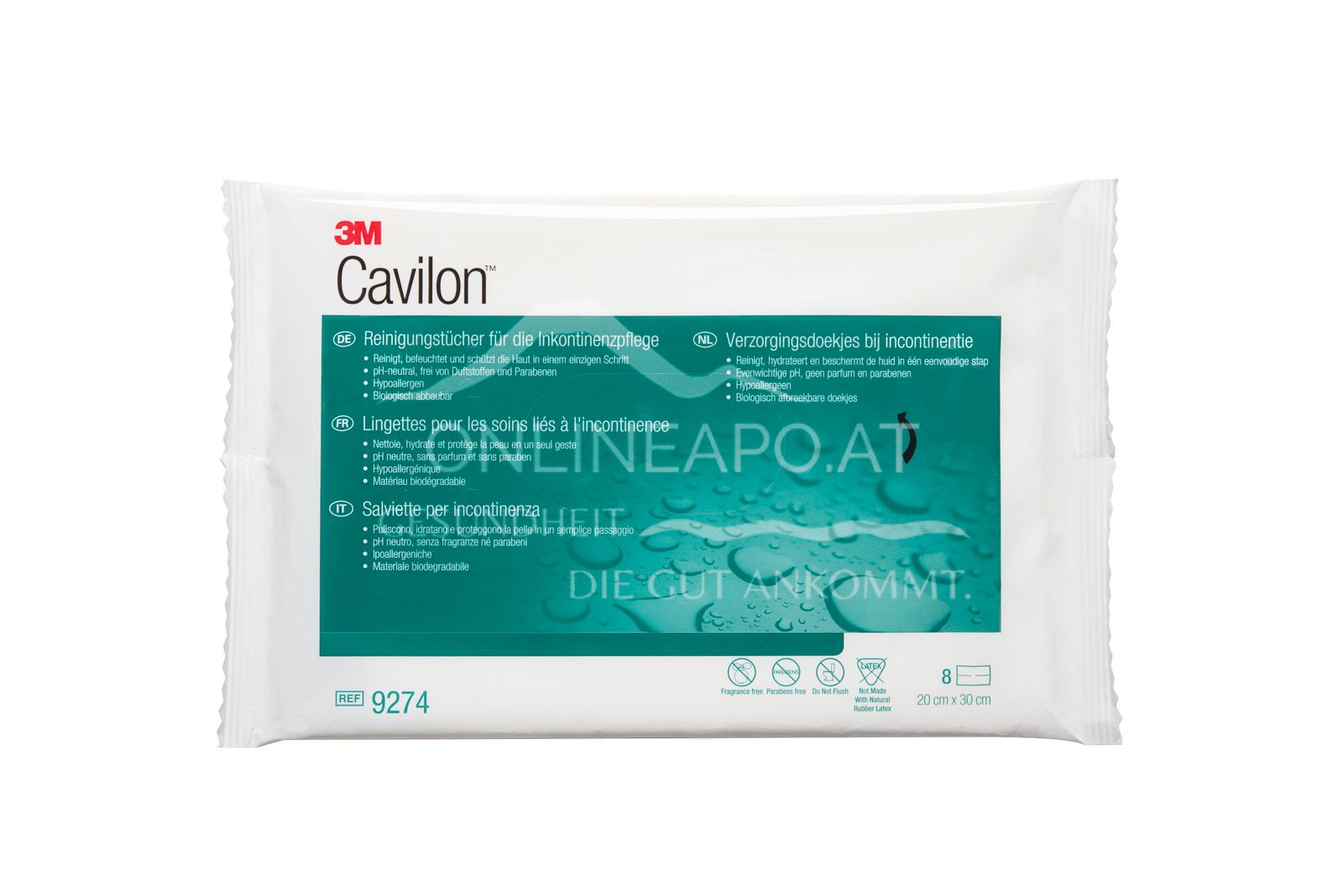 3M™ Cavilon™ Reinigungstücher für die Inkontinenzpflege 20 x 30 cm