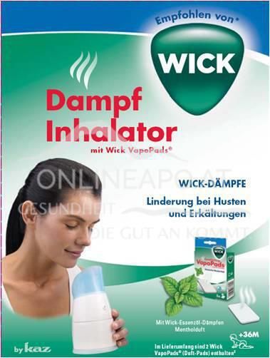 Wick Dampf-Inhalator W1300-DE manuell