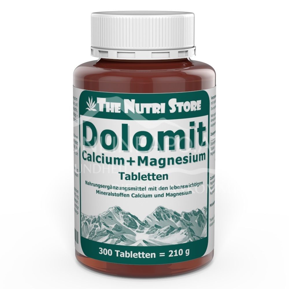 The Nutri Store Dolomit Calcium + Magnesium Tabletten
