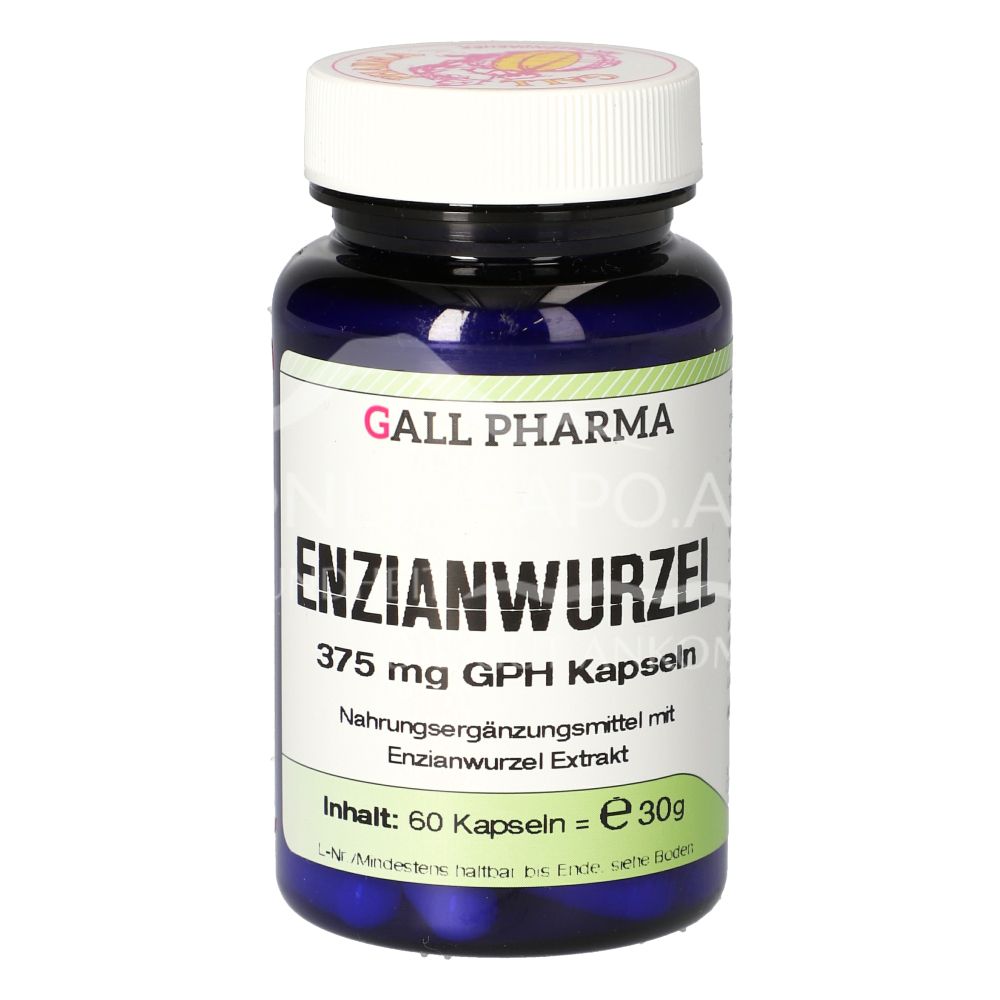 Gall Pharma Enzianwurzel 375 mg Kapseln