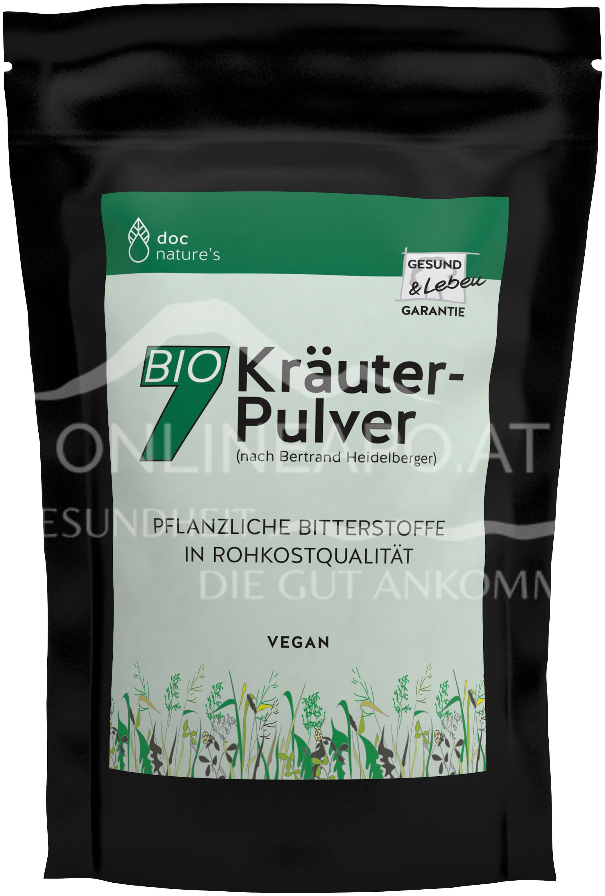 doc nature’s BIO 7 Kräuter-Pulver Nachfüllbeutel