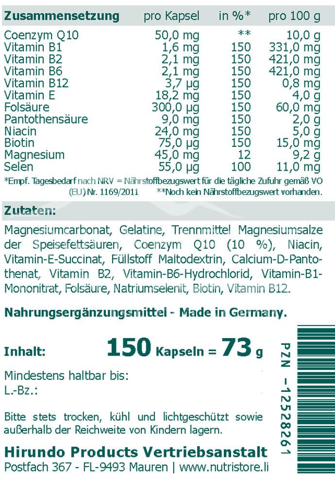 The Nutri Store Q10 50 mg plus Kapseln