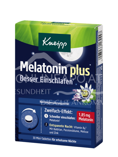 Kneipp Melatonin plus Tabletten - besser einschlafen