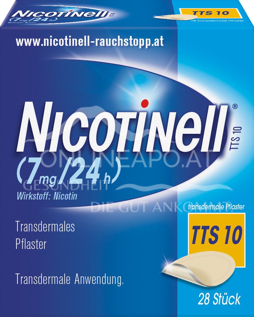 Nicotinell® TTS 10 (7 mg/24 h) transdermale Pflaster 