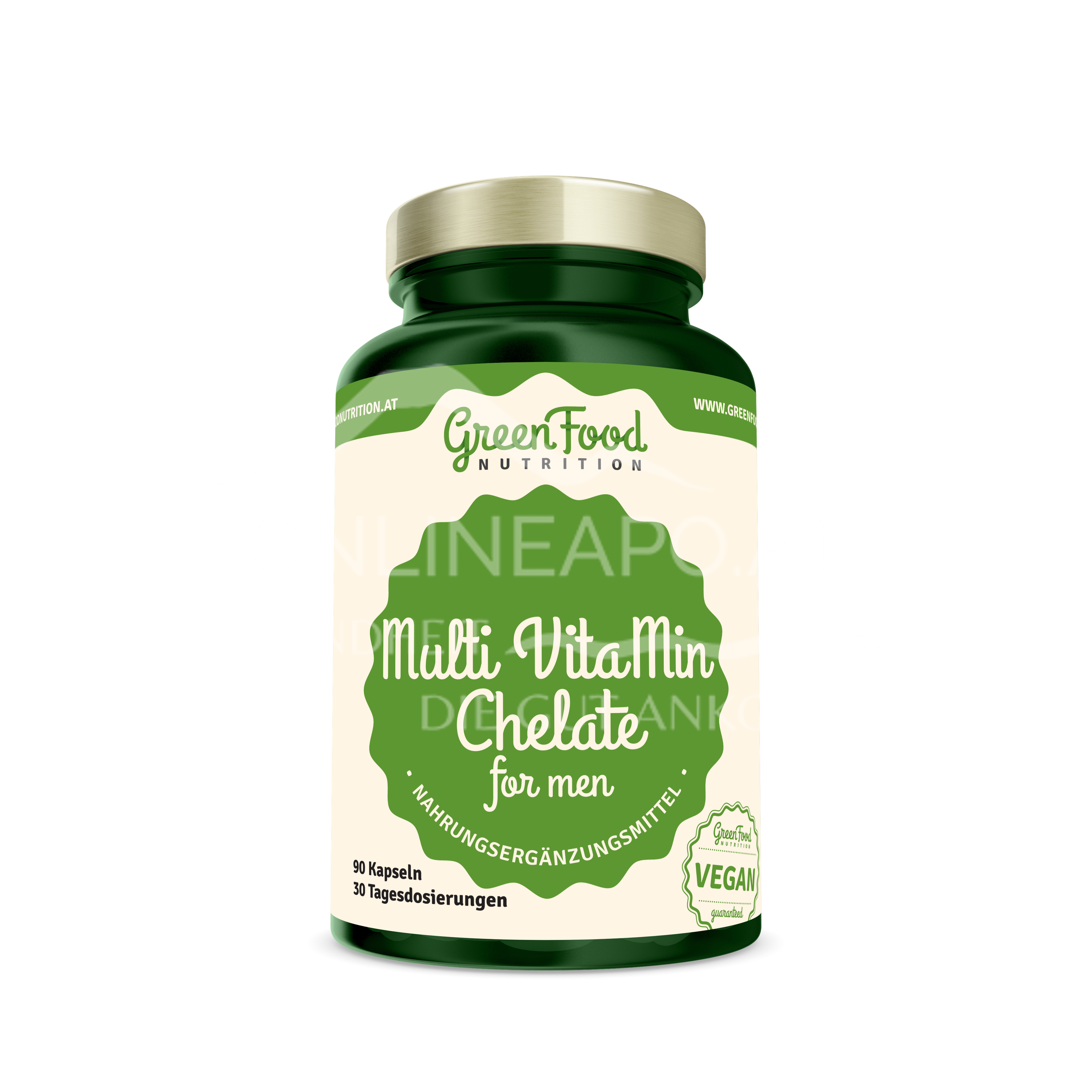 GreenFood Nutrition Multi VitaMin Chelate für Männer Kapseln