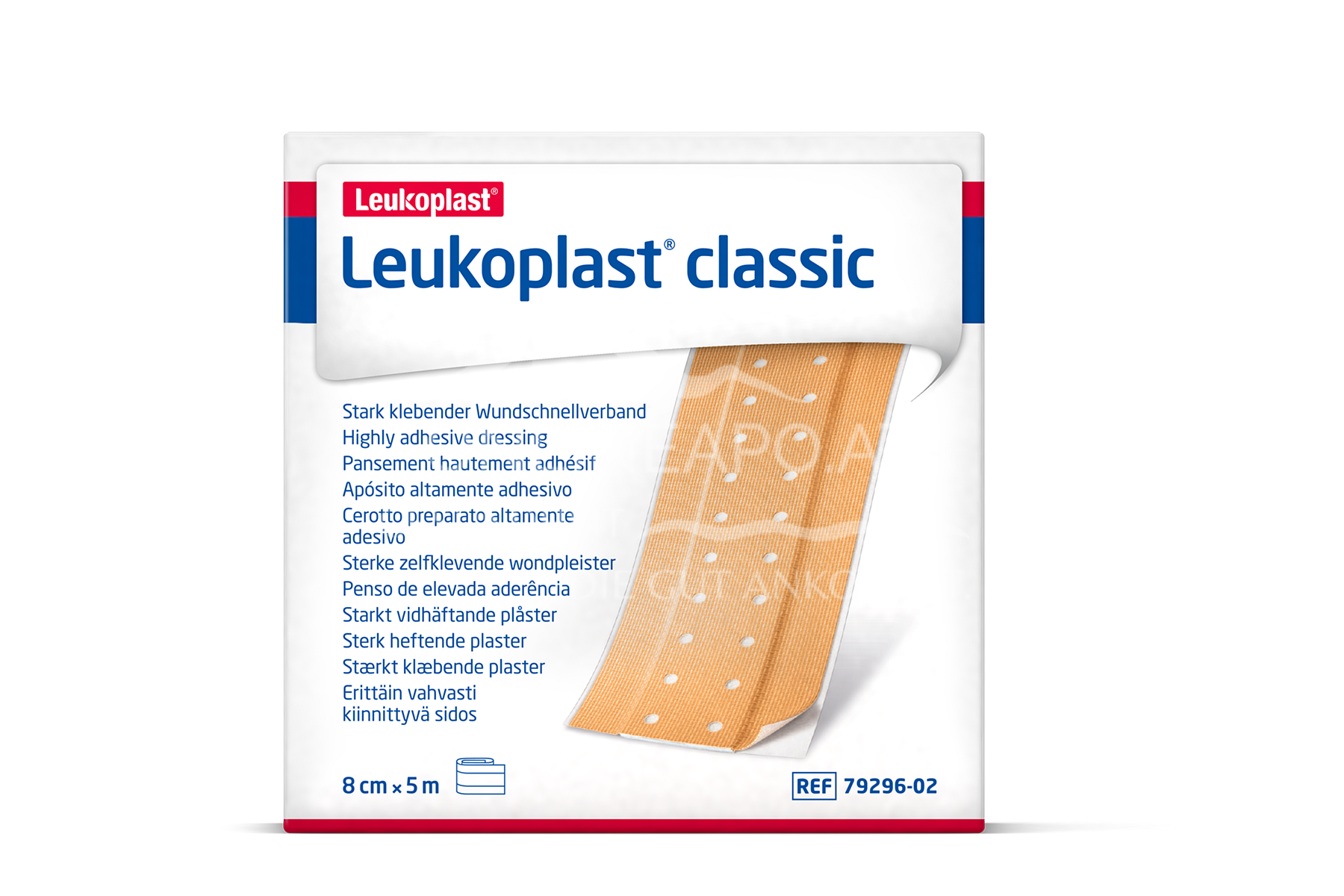 Leukoplast® Classic Wundschnellverband unsteril 8 cm x 5 m