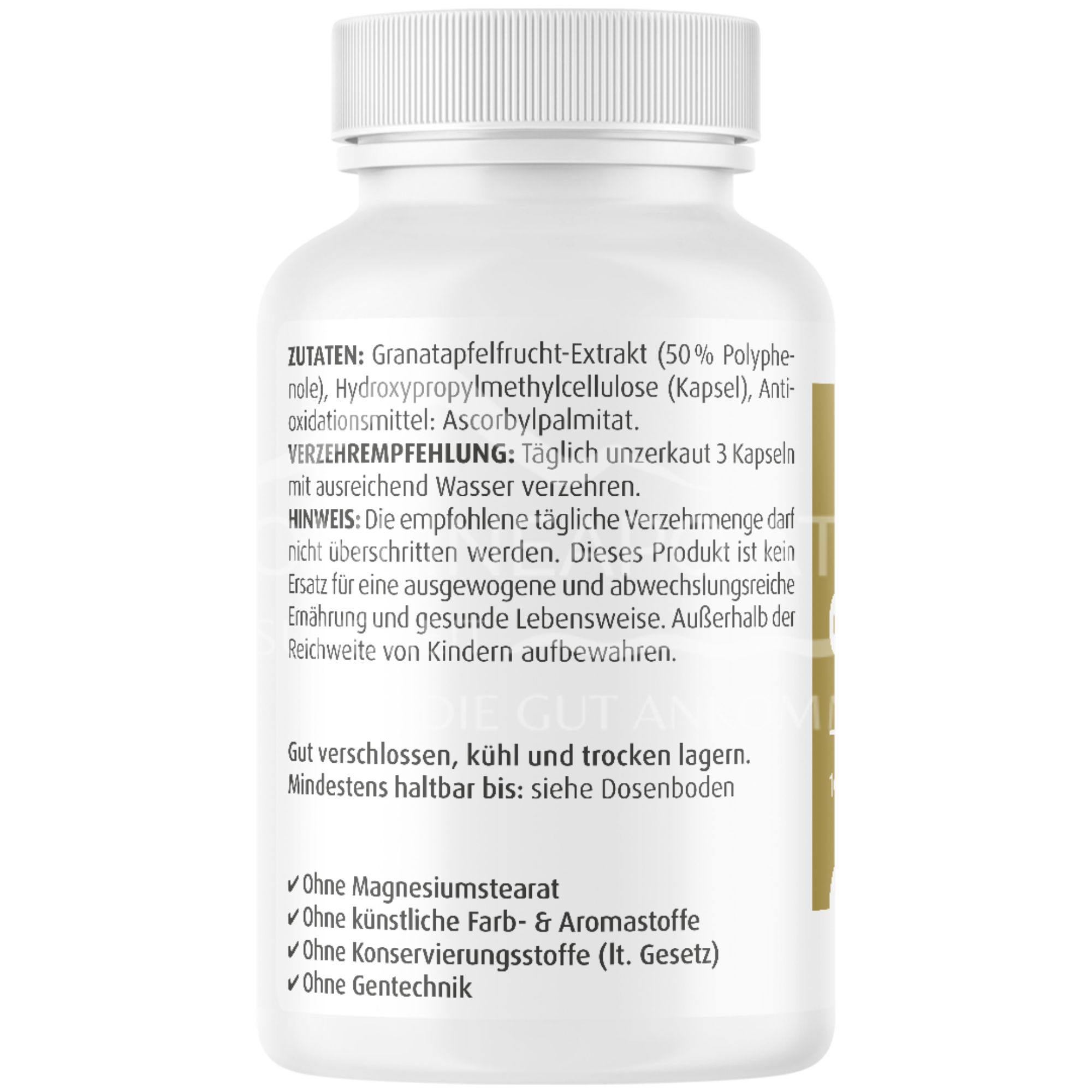 ZeinPharma Granatapfel Extrakt 500 mg Kapseln