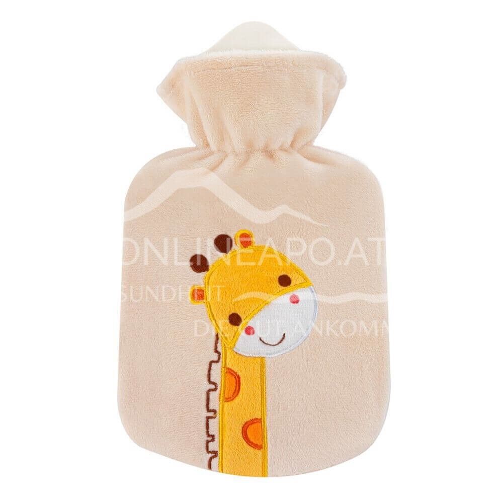 Sänger Wärmeflasche Kinder Velour Giraffe Zulu 0,8 L