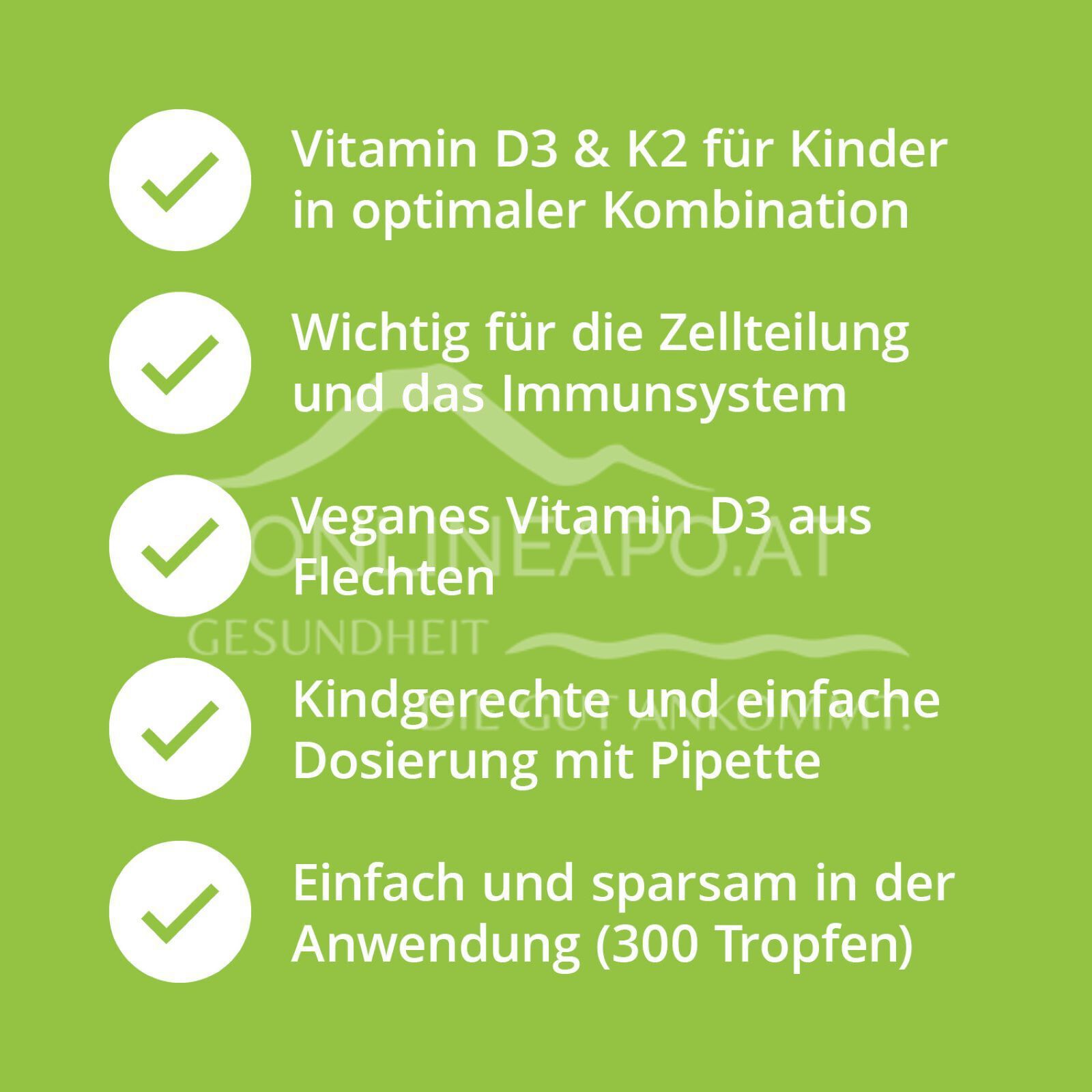 Casida Vitamin D3 + K2 Tropfen Kinder vegan