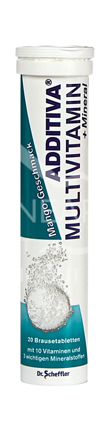 ADDITIVA® Multivitamin + Mineral Brausetabletten - Mango