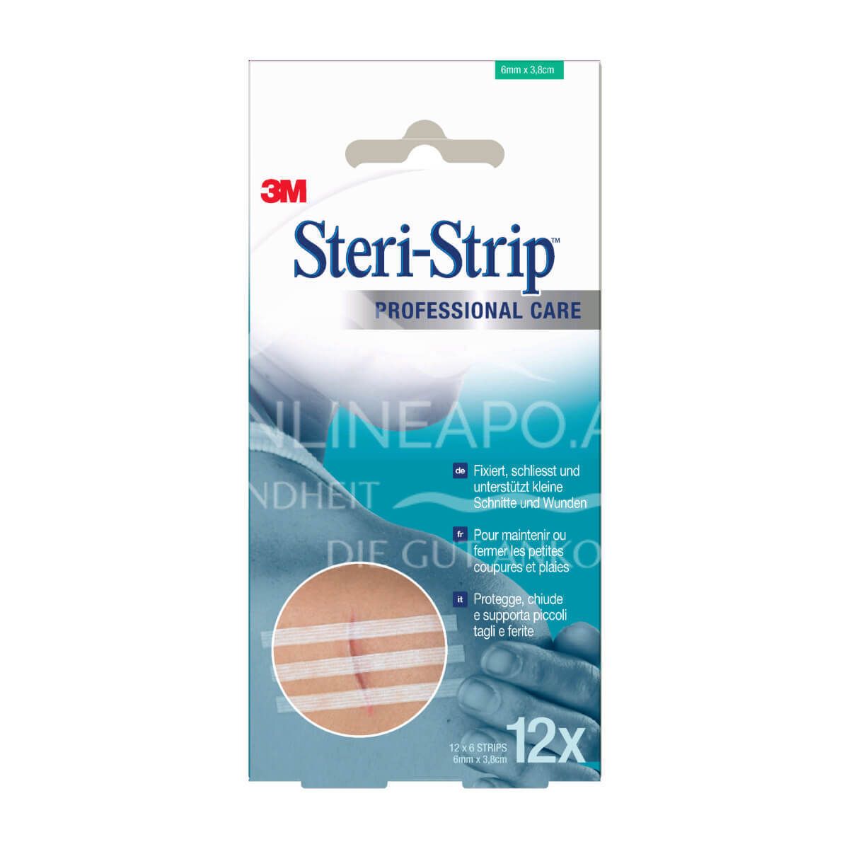3M Steri-Strip™ Wundverschlussstreifen, 1542NP-12, 6 x 38 mm