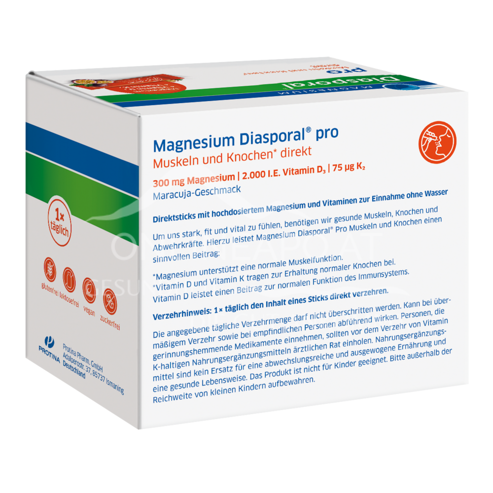 Magnesium Diasporal® Pro Muskeln und Knochen* direkt Sticks
