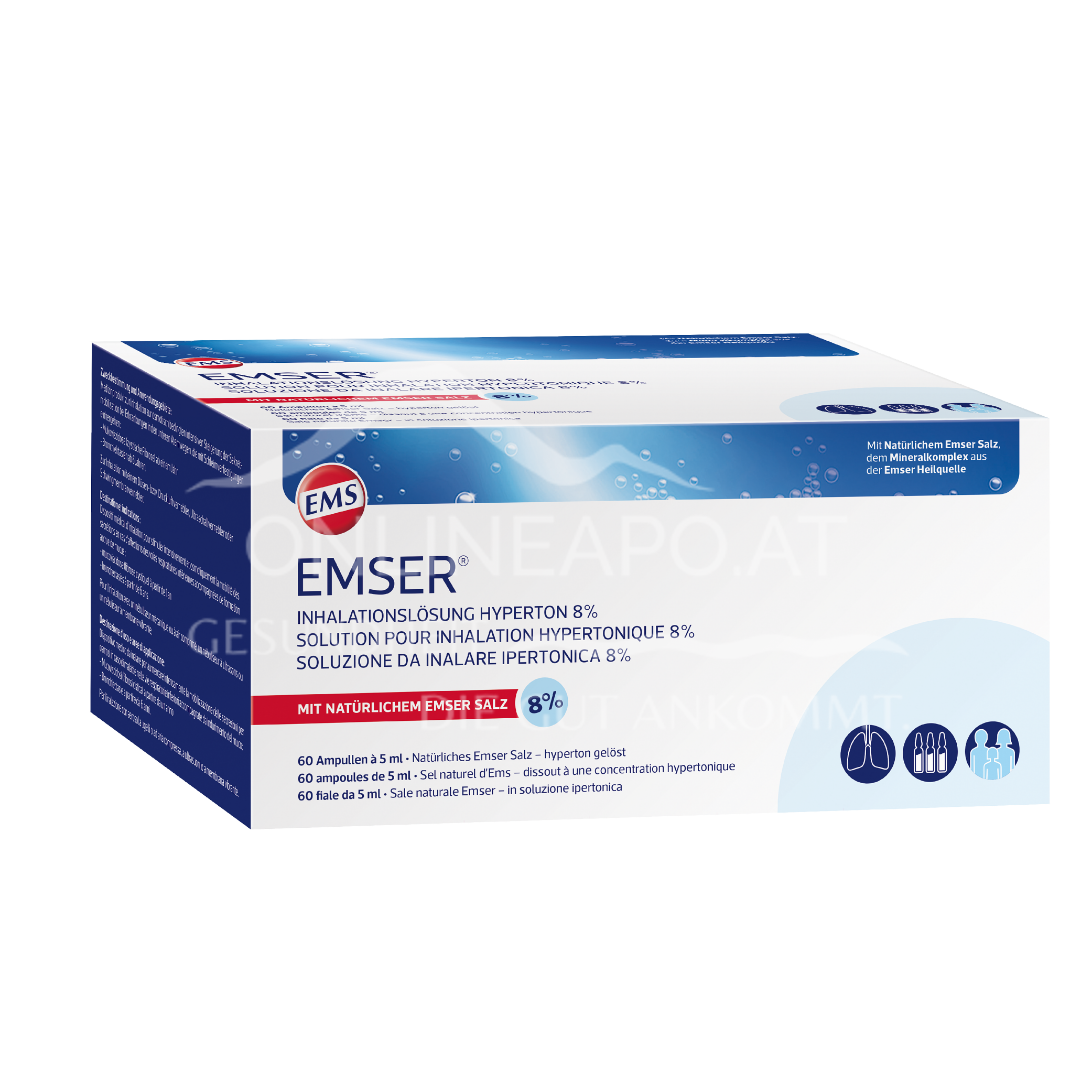 Emser® Inhalationslösung hyperton 8% Ampullen