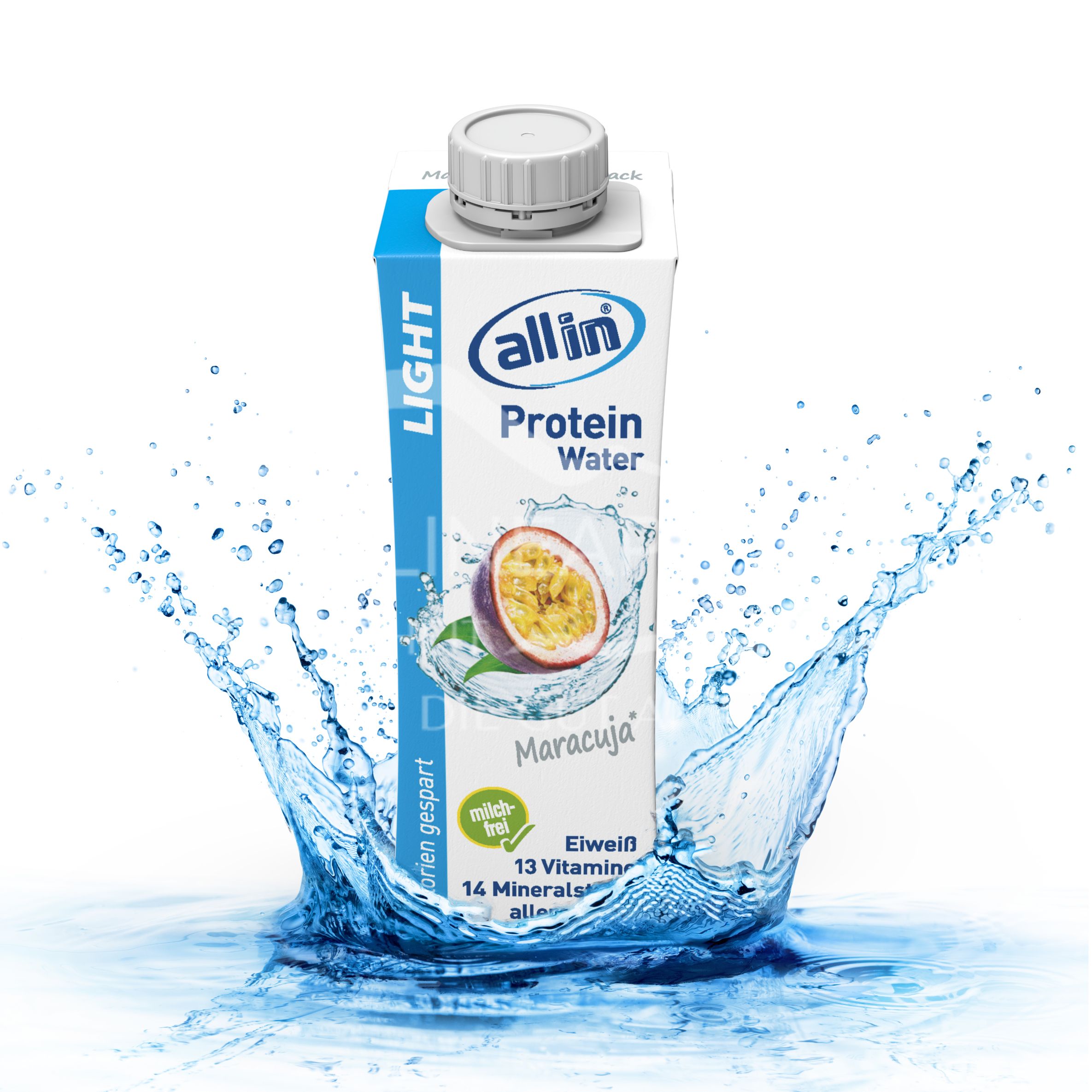 all in® LIGHT Protein Water Maracuja (14 x 250 ml)