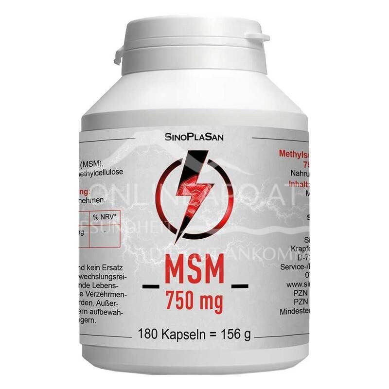 SinoPlaSan MSM 750 mg MONO Kapseln