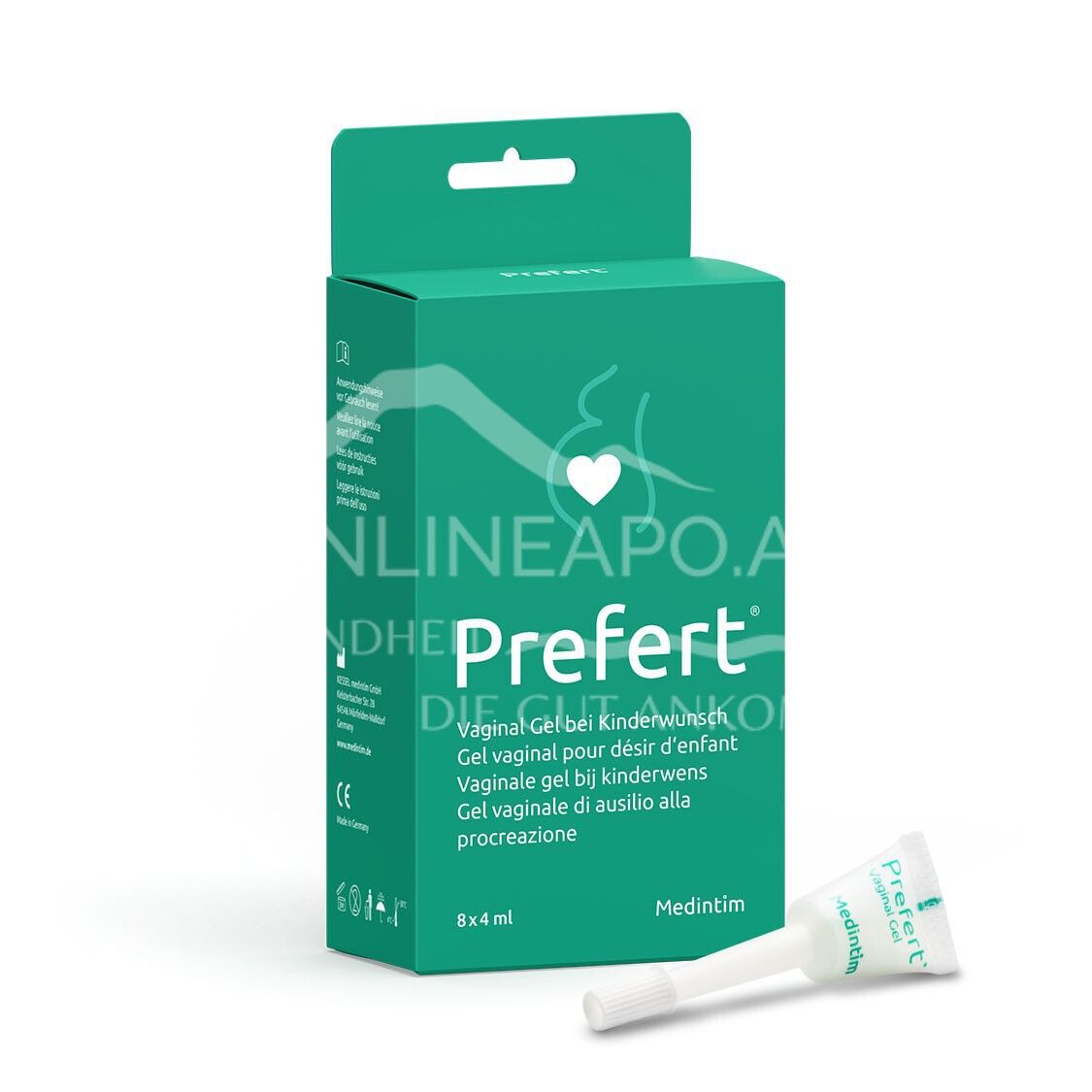 Prefert® Vaginal Gel bei Kinderwunsch 8 x 4 ml