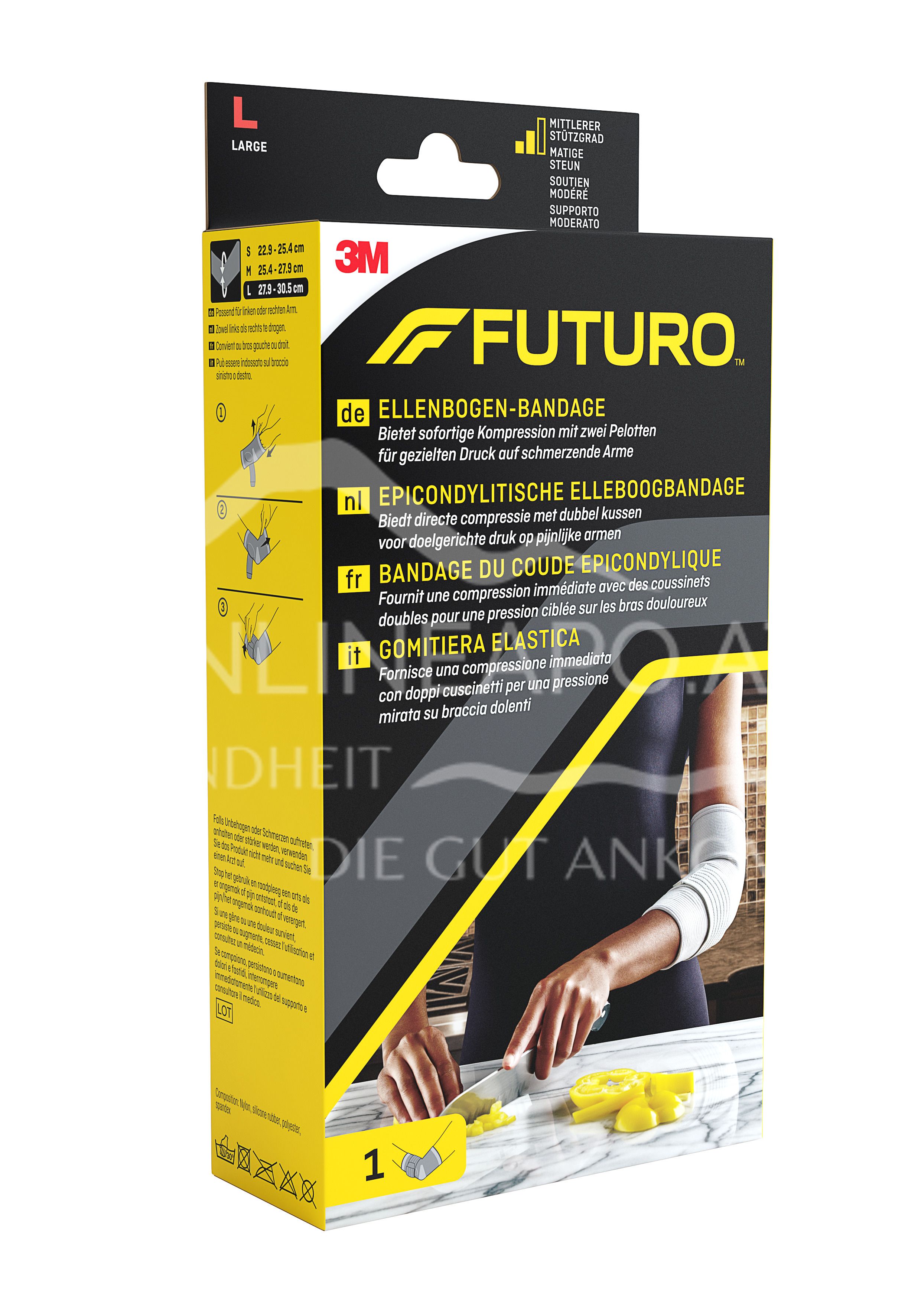 3M FUTURO™ Ellenbogen-Bandage 47863, L (27.9 - 30.5 cm)