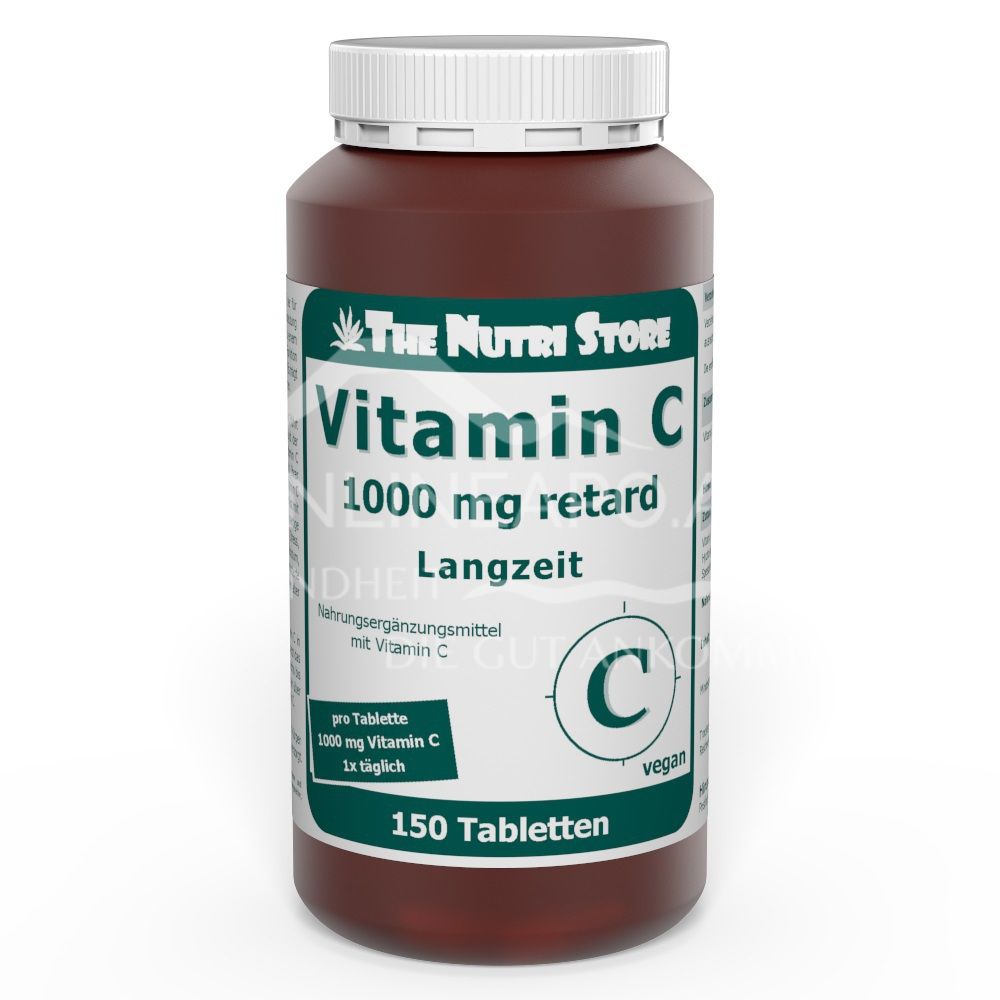 The Nutri Store Vitamin C 1000 mg retard Langzeit Tabletten