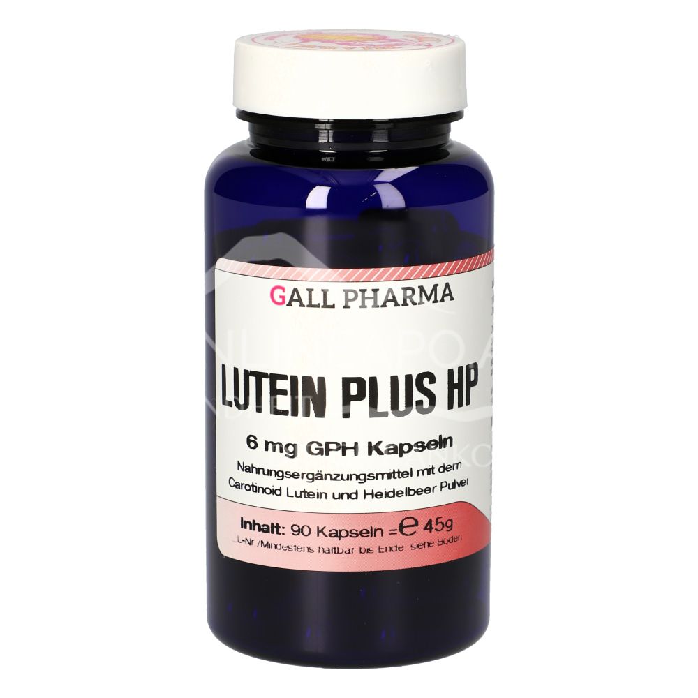 Gall Pharma Lutein 6mg plus Heidelbeer-Pulver Kapseln