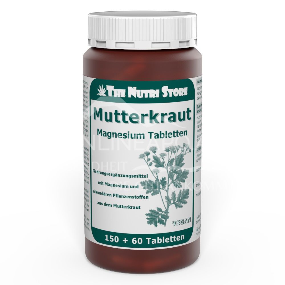 The Nutri Store Mutterkraut Magnesium Tabletten