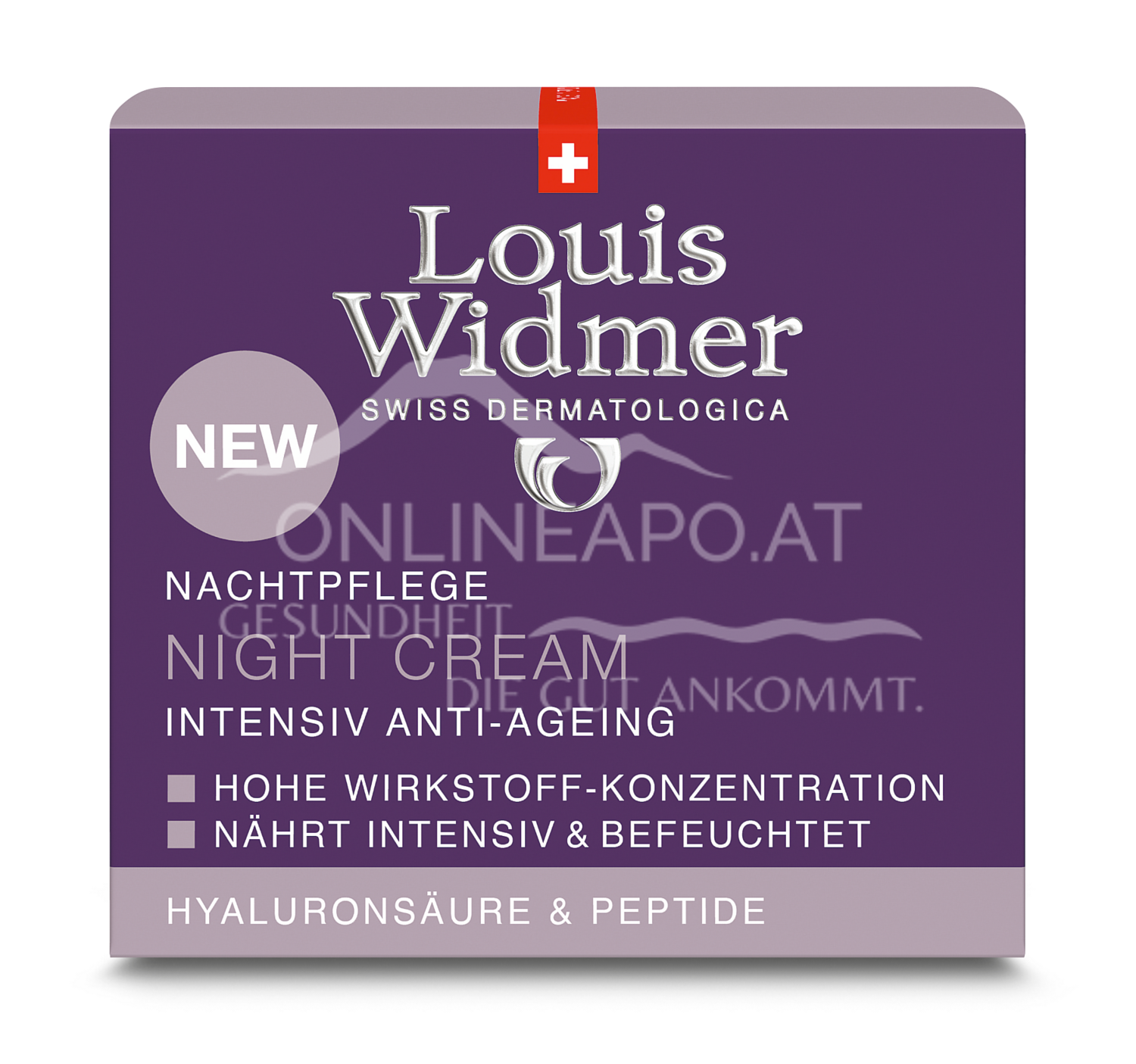 Louis Widmer Nachtpflege Night Cream Intensiv Anti-Ageing - leicht parfümiert