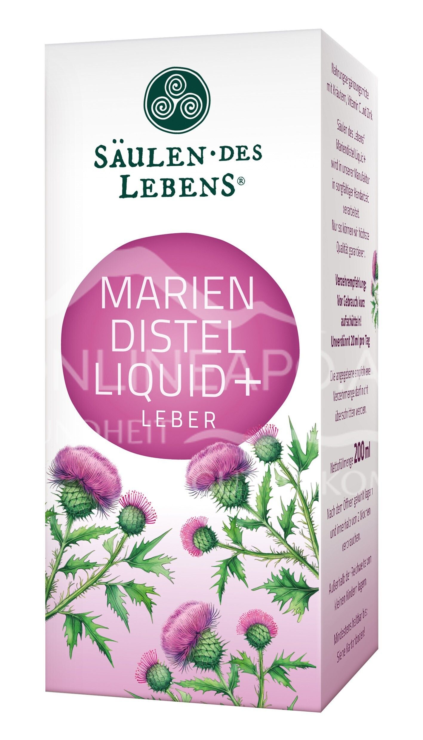 Säulen des Lebens Mariendistel Liquid+ Leber