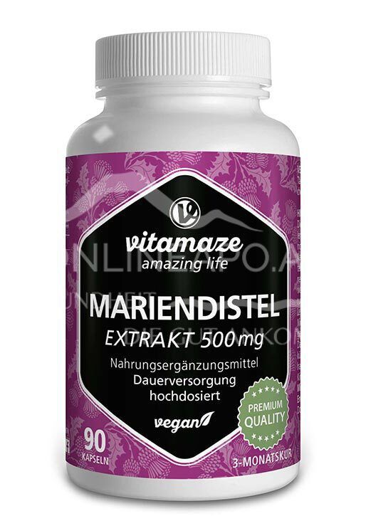 Vitamaze Mariendistel Extrakt 500 mg Kapseln