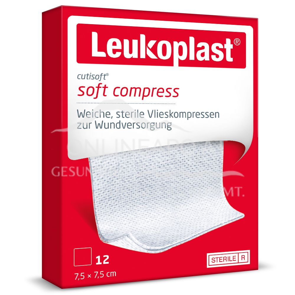 Leukoplast® Cutisoft® sterile Vlieskompressen 7,5 x 7,5 cm