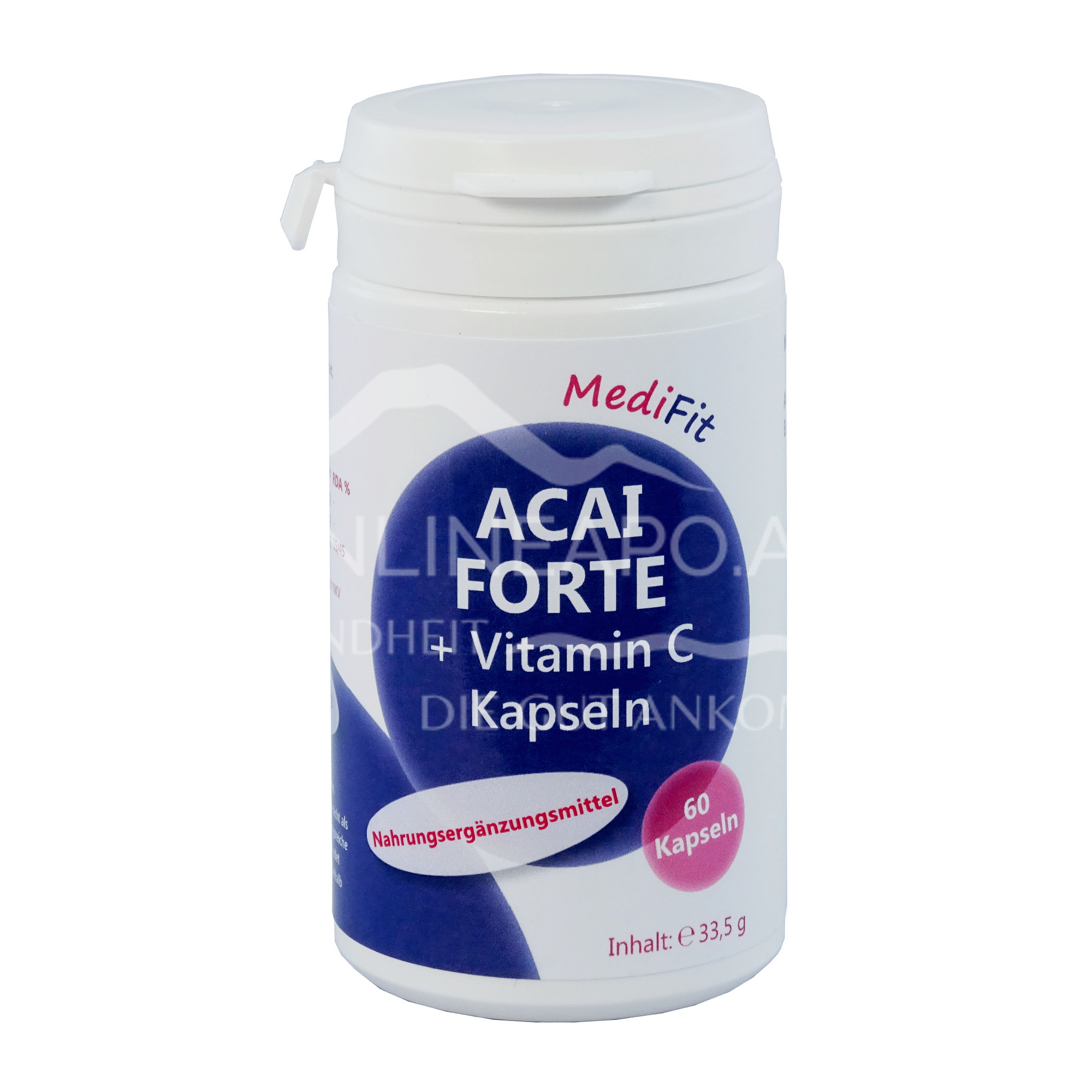 MediFit Acai Forte 400mg + Vitamin C Kapseln