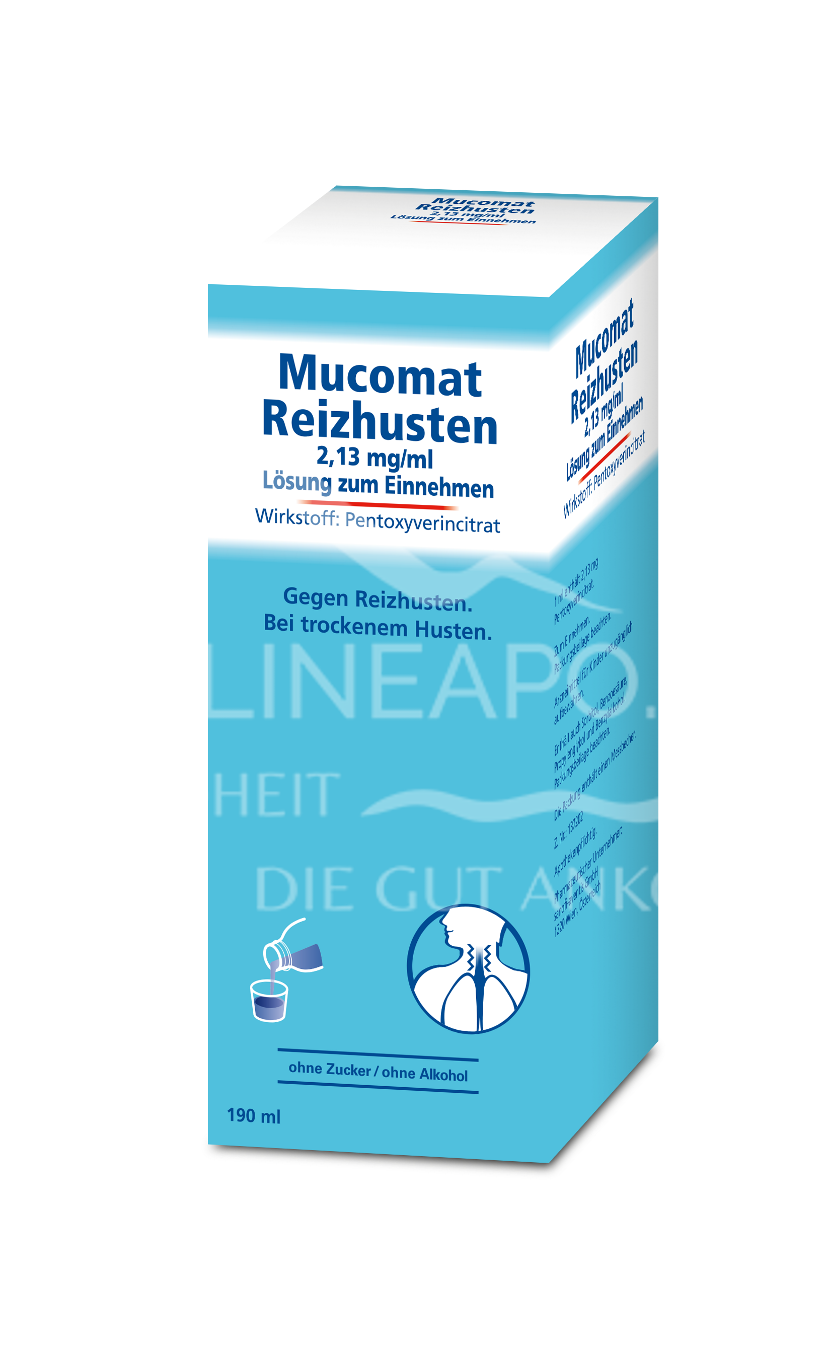 Mucomat Hustenstiller 2,13 mg/ml Lösung zum Einnehmen