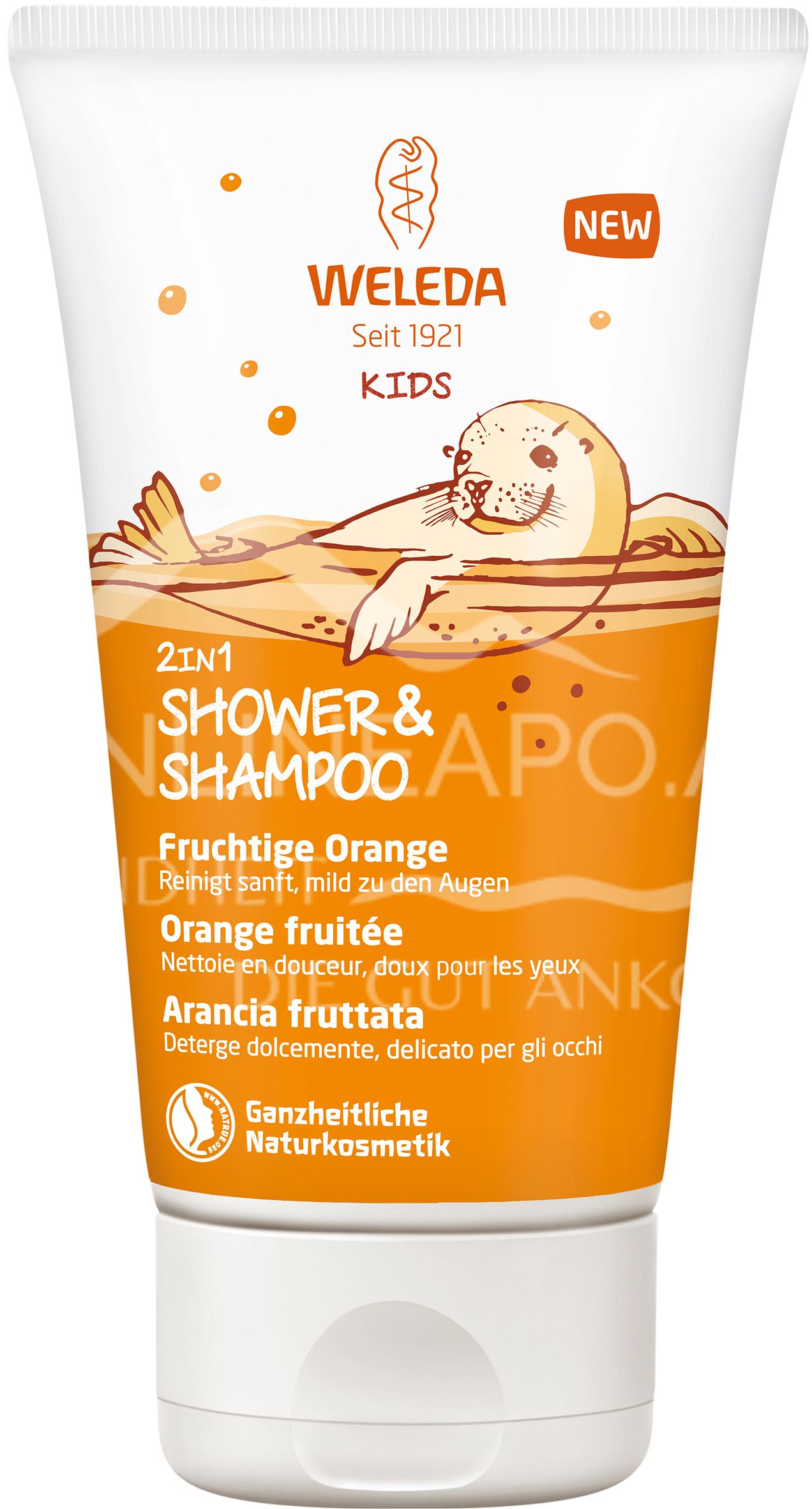 Weleda Kids 2in1 Shower & Shampoo Fruchtige Orange