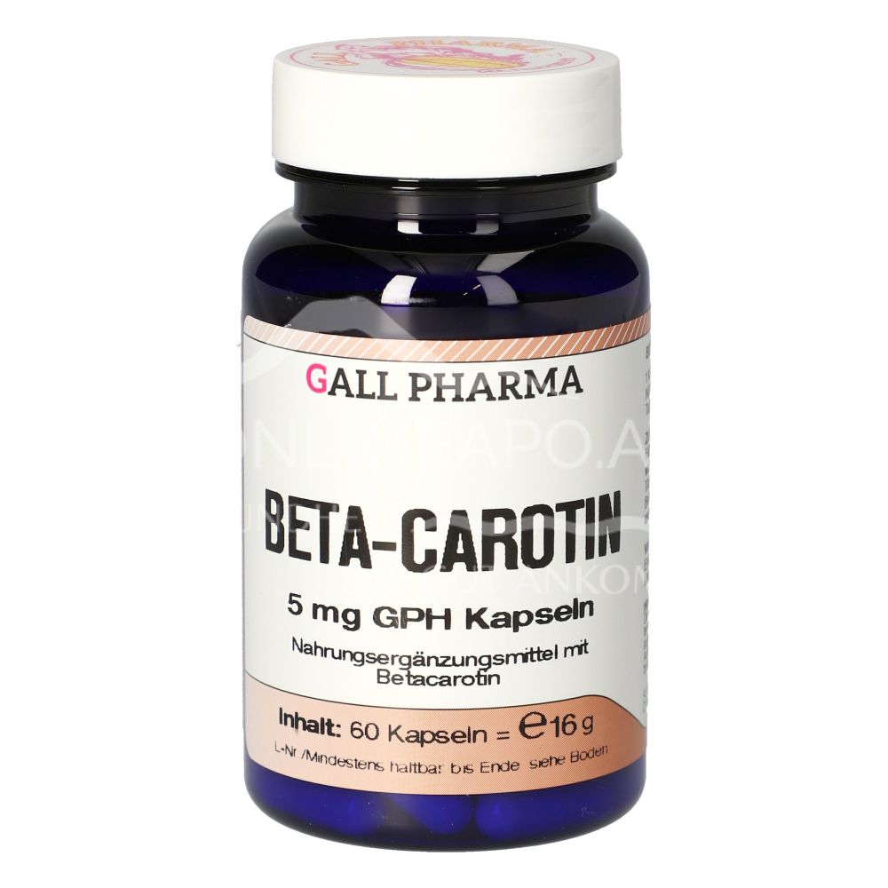Gall Pharma Beta-Carotin 5 mg Kapseln