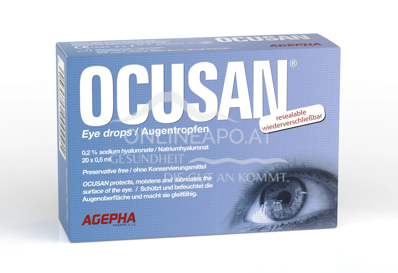 Ocusan® Einmal-Augentropfen 20x0,5ml