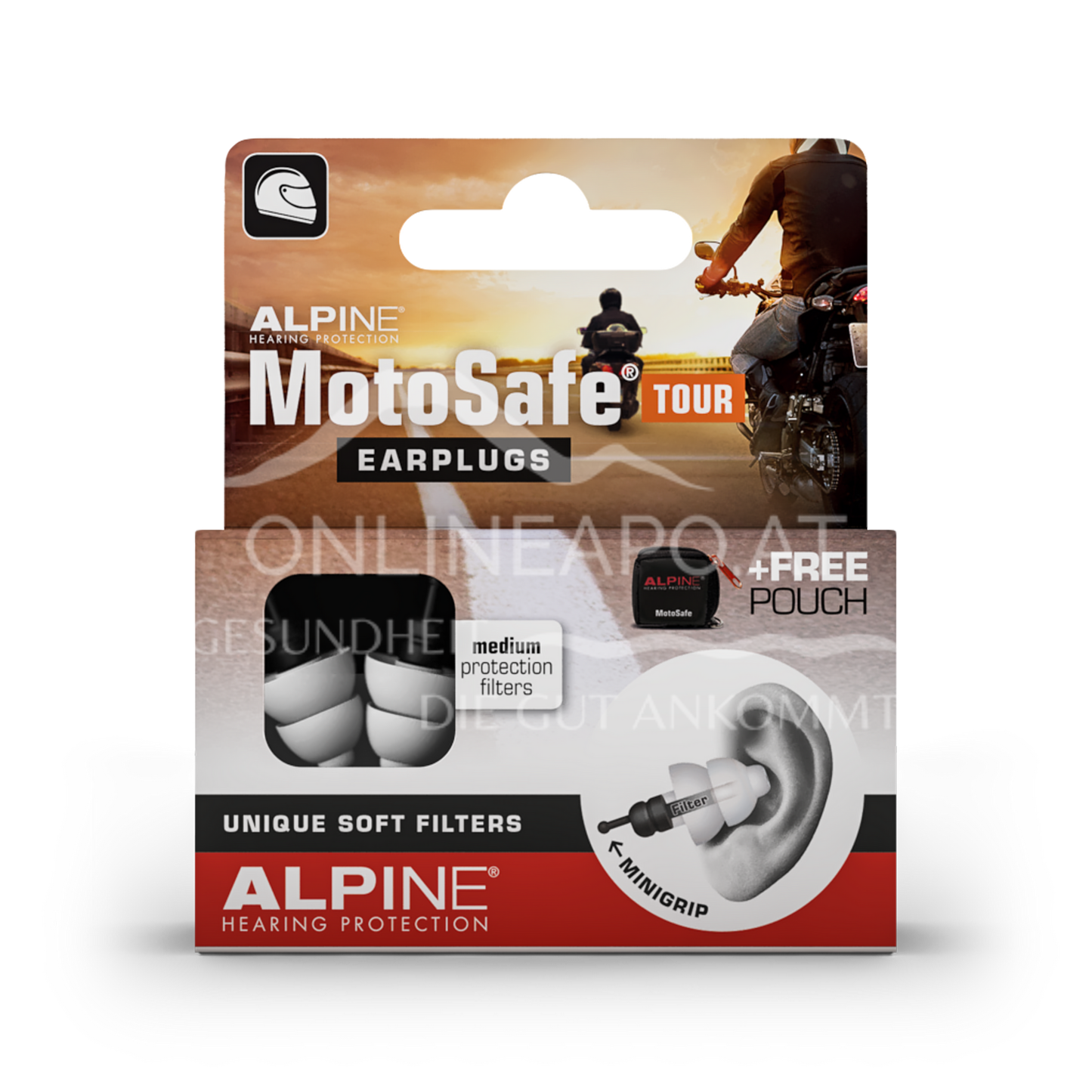 ALPINE Hearing Protection MotoSafe Tour Ohrstöpsel