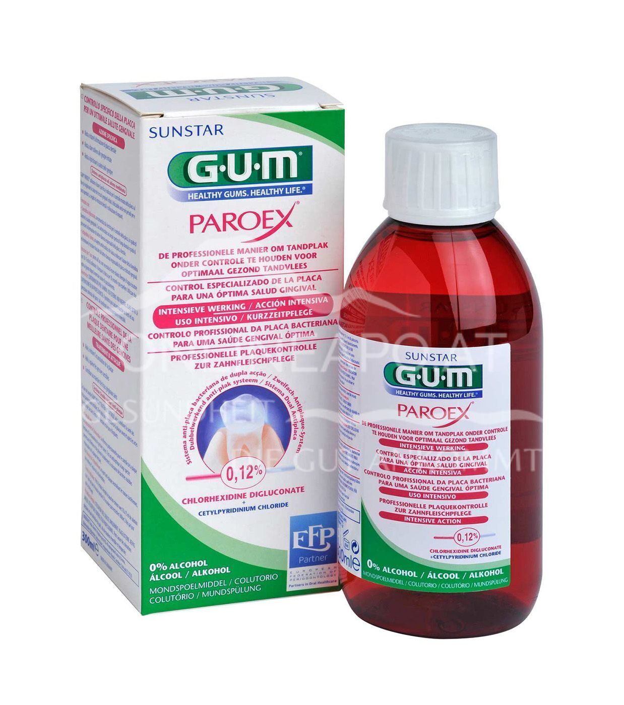 GUM® PAROEX® 0,12 % CHX-Mundspülung