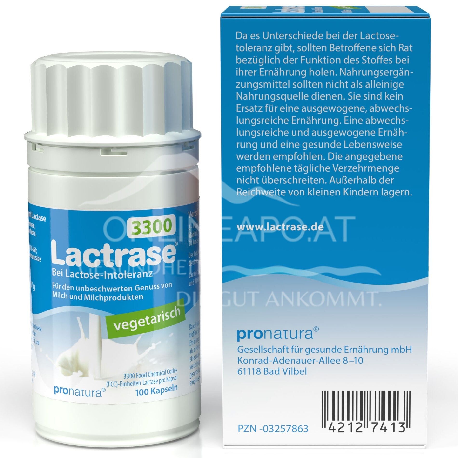 Lactrase® 3300 FCC Kapseln vegetarisch