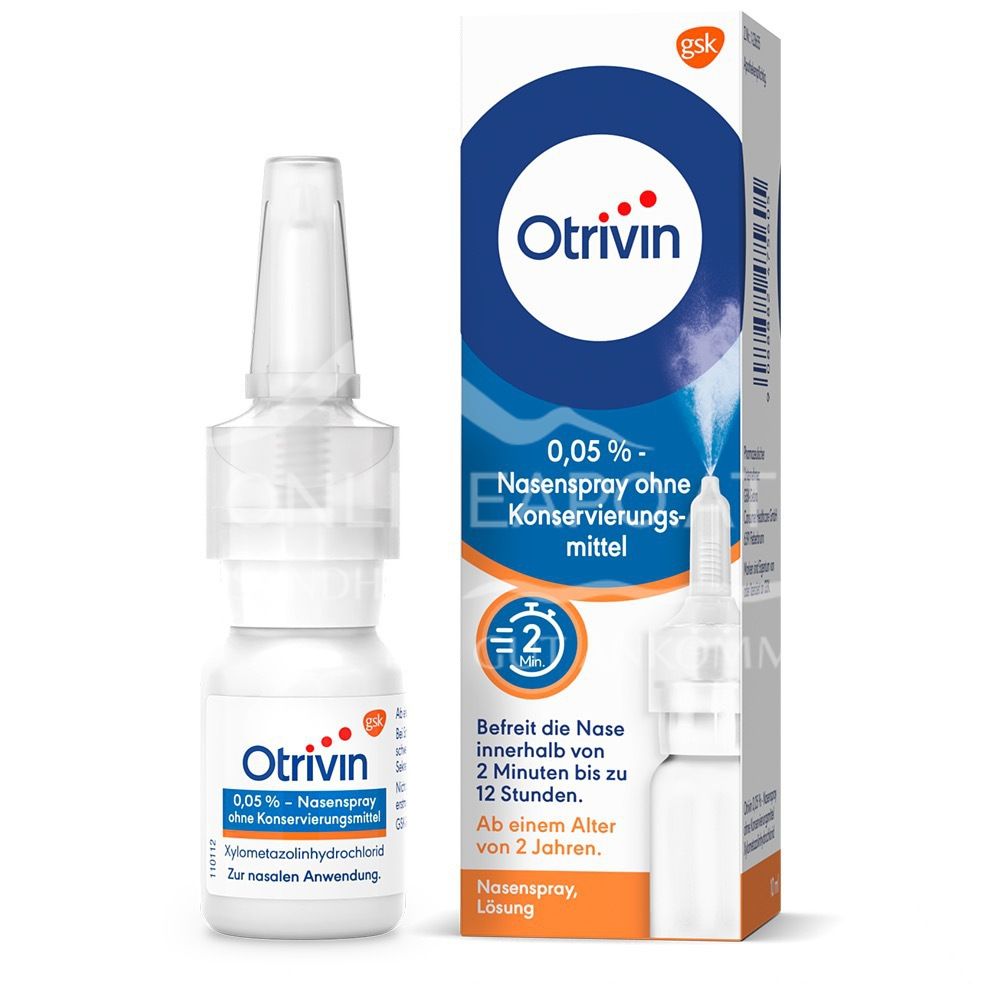Otrivin® 0,05%-Nasenspray ohne Konservierungsmittel