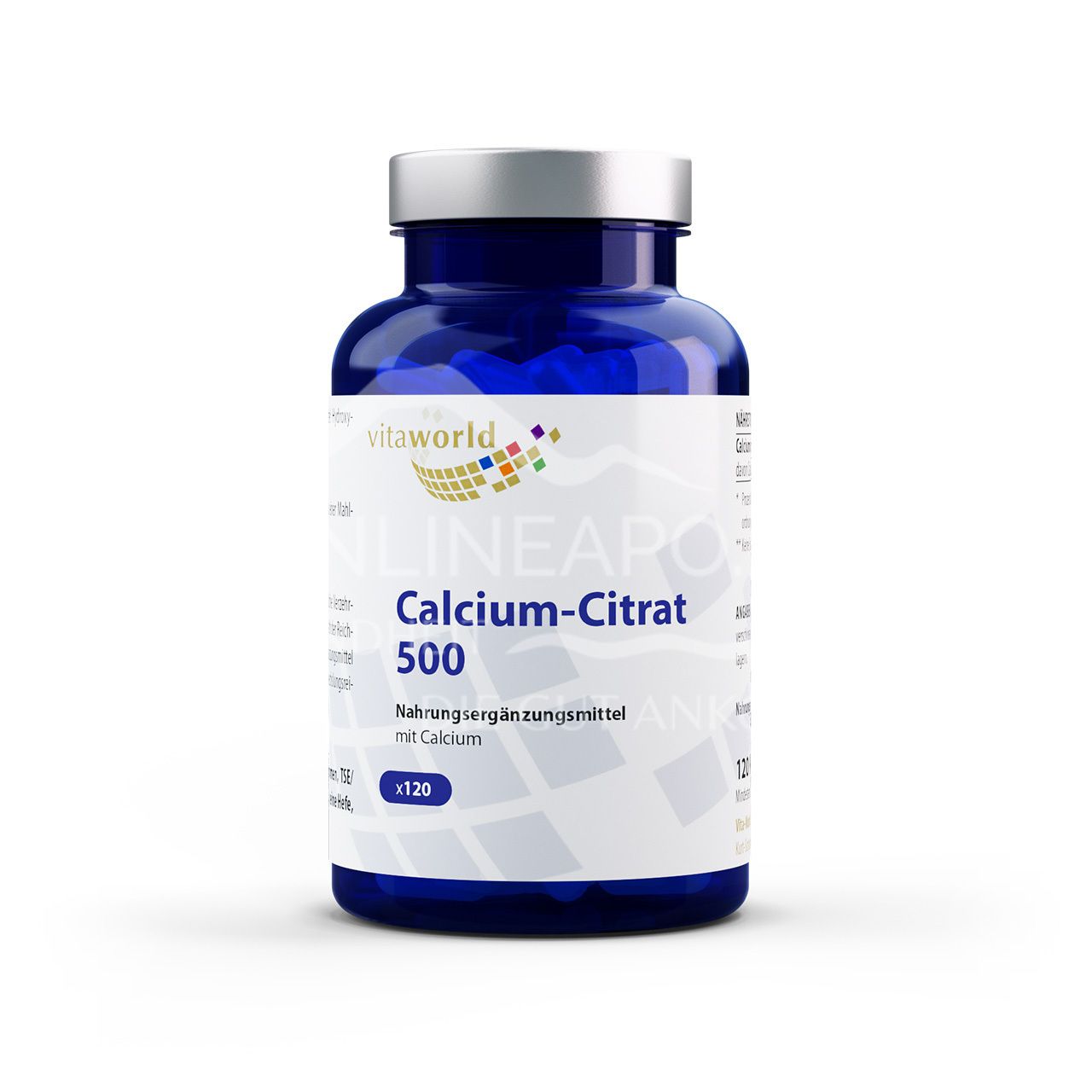 Vitaworld Calciumcitrat 500 mg Kapseln