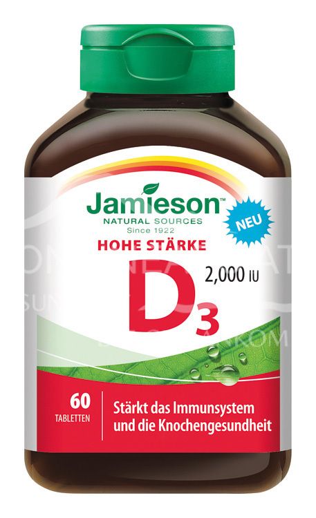 Jamieson Vitamin D3 2000 IU Tabletten