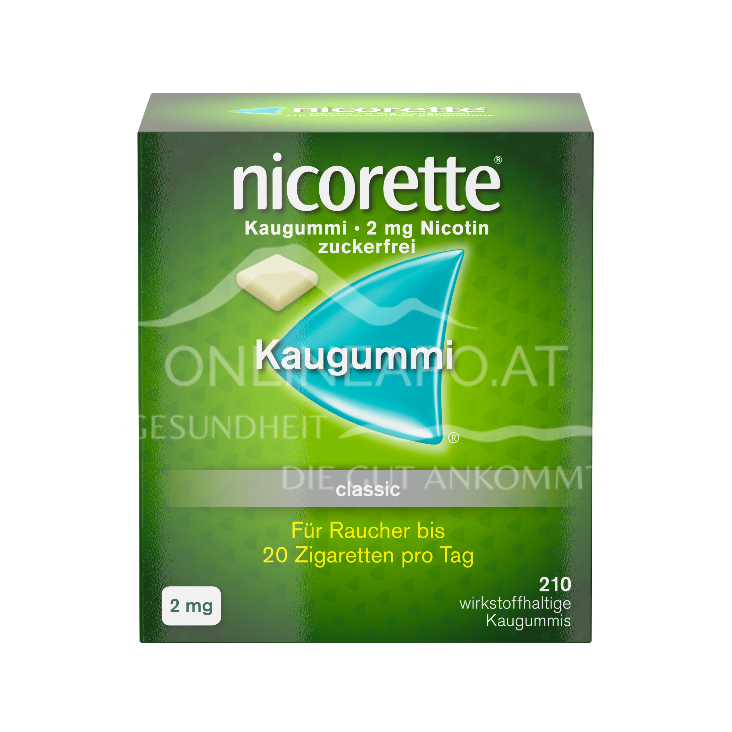 Nicorette® Classic 2 mg - Kaugummi zur Raucherentwöhnung