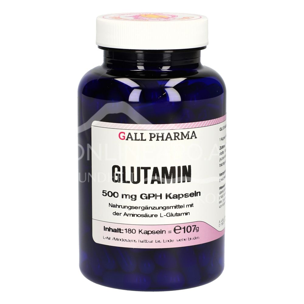 Gall Pharma Glutamin 500 mg Kapseln