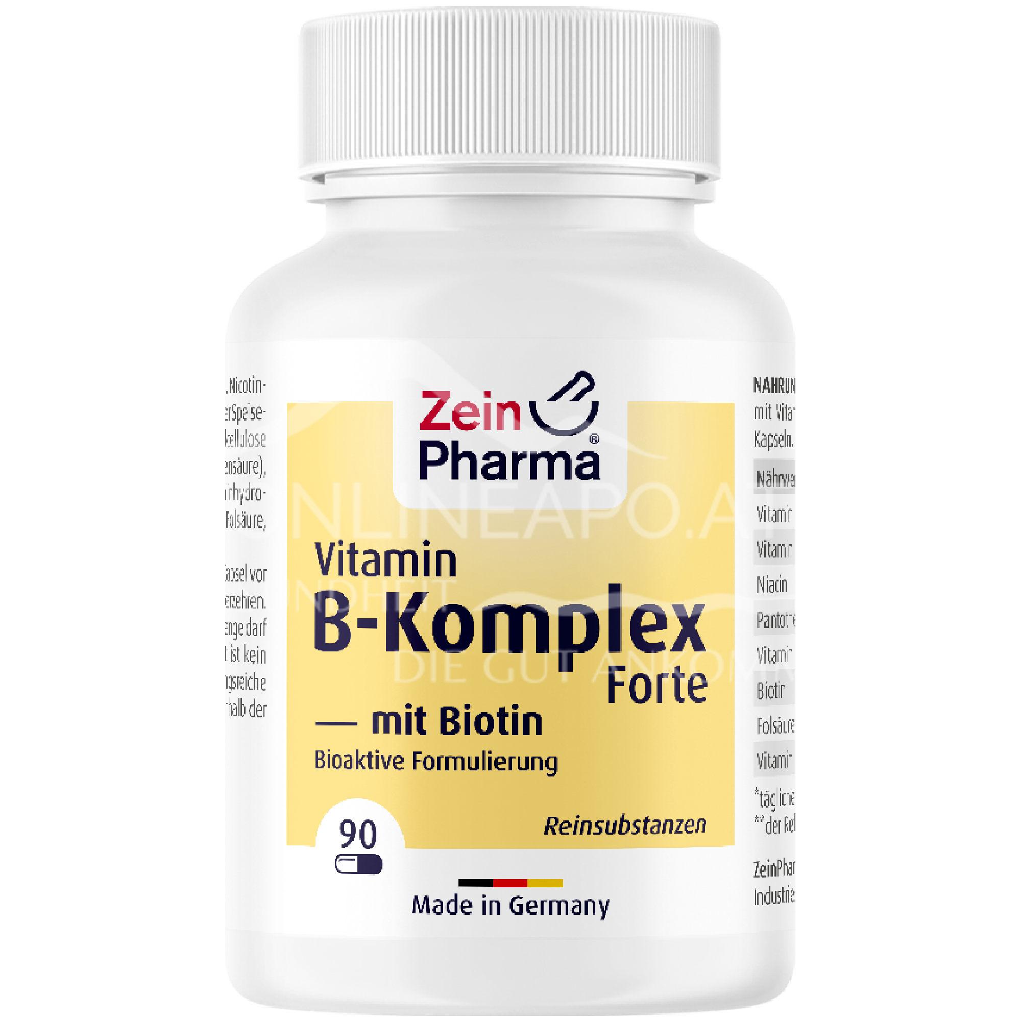 ZeinPharma Vitamin B-Komplex Forte + Biotin Kapseln