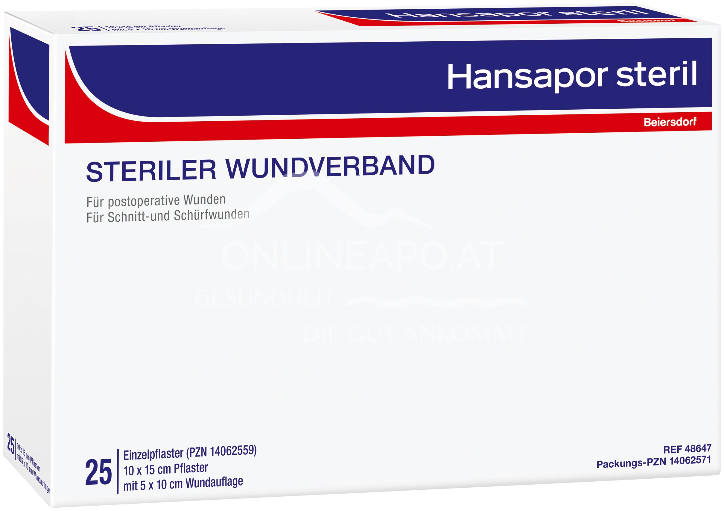 Hansapor steril Wundverband 10cm x 15cm
