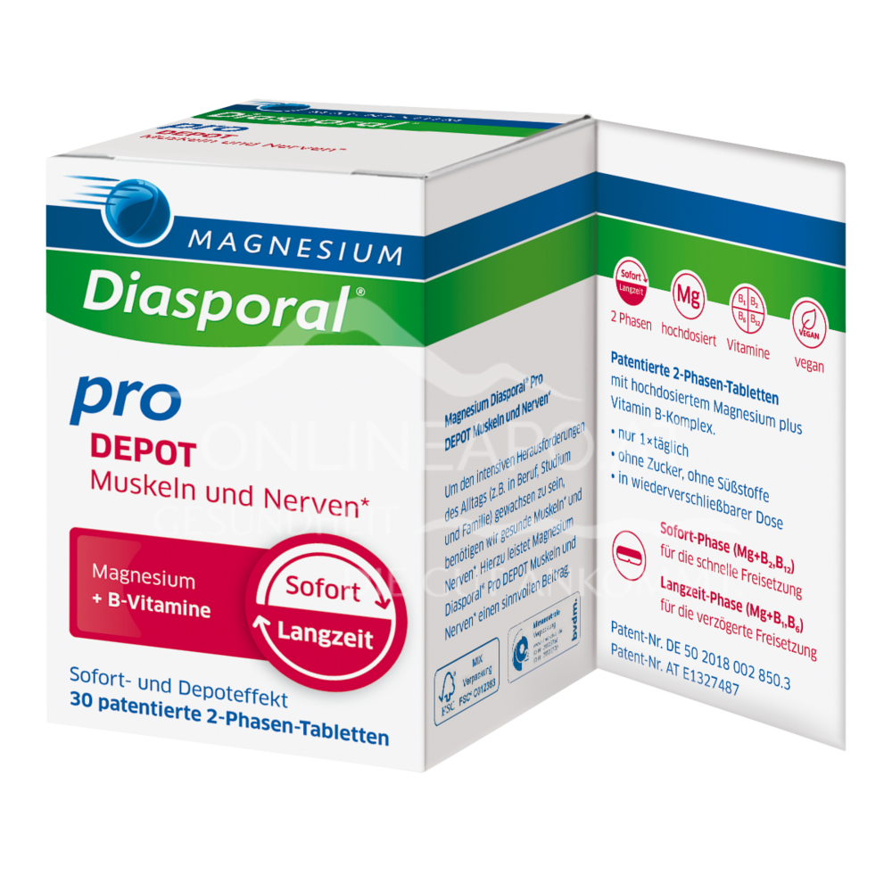 Magnesium Diasporal® Pro DEPOT Muskeln und Nerven* Tabletten