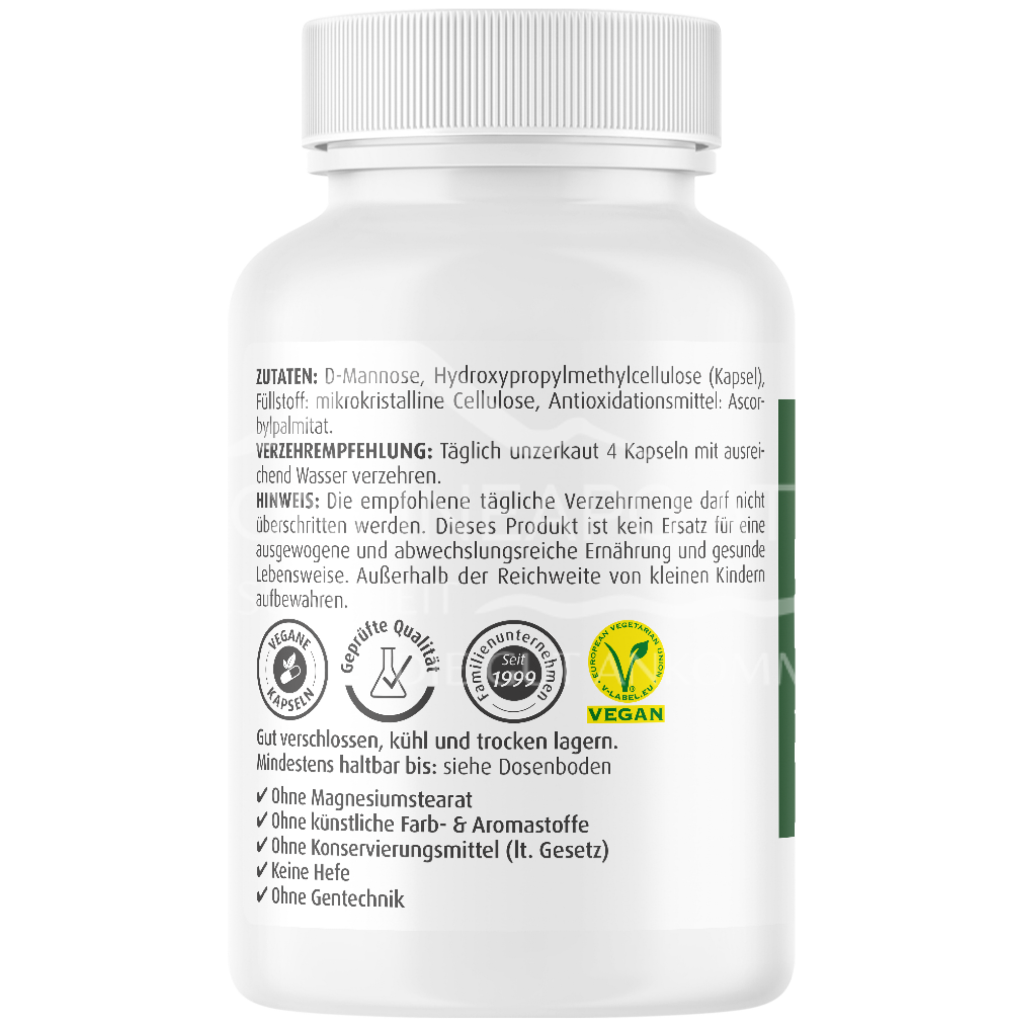 ZeinPharma Natural D-Mannose 500 mg Kapseln