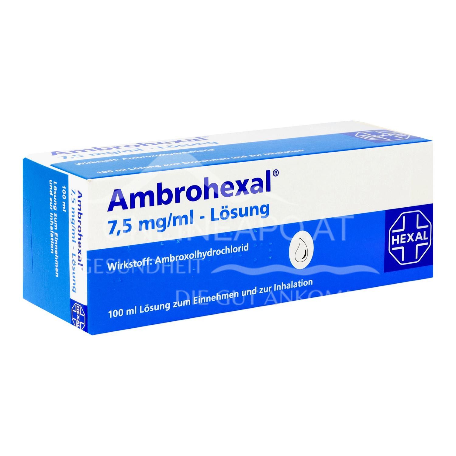 Ambrohexal 7,5 mg/ml Lösung