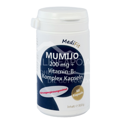 Mumijo 200mg + Vitamin-B-Komplex Kapseln MediFit